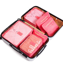 6PCS Men and Women Travel  Bag Clothes Underwear Bra Packing Cube Luggage Organizer Pouch Family Closet Divider Organiser Bags