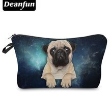 Deanfun 3D Printed Cosmetic Bags Pug Pattern Cute for Makeup Organizer Necessaries Women Travelling 36953