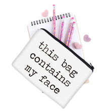 Deanfun Cosmetic Bags 3D Printed Letter Simple Women Makeup Organizer Travelling 85001