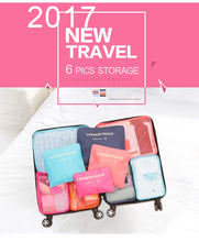 6PCS Men and Women Travel  Bag Clothes Underwear Bra Packing Cube Luggage Organizer Pouch Family Closet Divider Organiser Bags