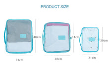 6PCS Men and Women Travel  Bag Clothes Underwear Bra Packing Cube Luggage Organizer Pouch Family Closet Divider Organiser Bags