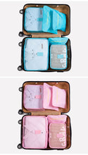 6PCS Men and Women Travel  Bag Clothes Underwear Bra Packing Cube Luggage Organizer Pouch Family Closet Divider Organiser Bags
