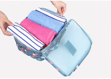 6PCS Men and Women Travel  Bag Clothes Underwear Bra Packing Cube Luggage Organizer Pouch Family Closet Divider Organiser Bags
